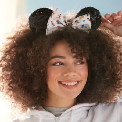 Loungefly Mickey Mouse and Friends Ears Headband For Adults