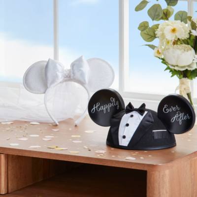 Minnie Mouse Bride Ears Headband For Adults