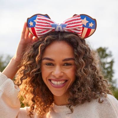 Captain America Ears Headband For Adults