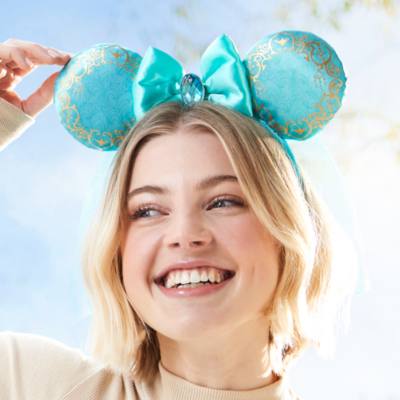 Disney Parks Princess Jasmine Minnie Mouse Ears Headband for Adults