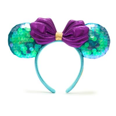 Disney Parks The Little Mermaid Minnie Mouse Ears Headband for Adults | Disney Store