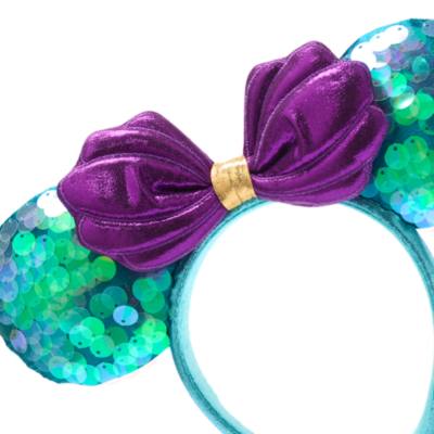 Diadema con orejas Minnie Mouse para adultos, La Sirenita, Disney Parks