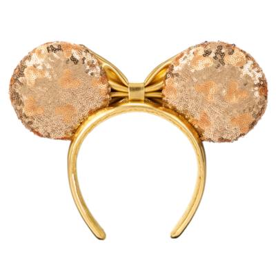 Minnie Mouse Golden Ears Headband For Adults