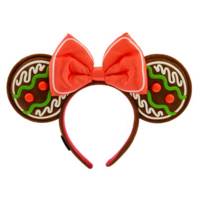 Minnie Mouse Gingerbread Ears Headband for Adults, Disney Eats