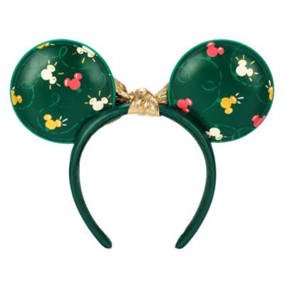 Diadema orejas luces navide&ntilde;as icono Mickey Mouse para adultos