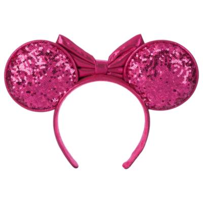 Minnie Mouse Pink Sequined Ears Headband