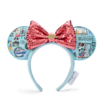Disney Cruise Line Mickey and Minnie Mouse Ears Headband For Adults
