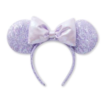 Minnie Mouse Opalescent Sequined Ears Headband For Adults