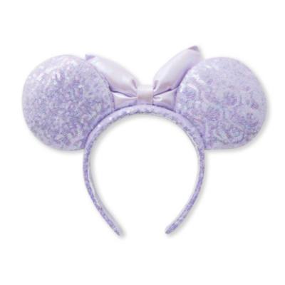 Minnie Mouse Opalescent Sequined Ears Headband For Adults