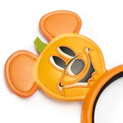 Mickey Mouse Halloween Jack-o'-Lantern Ears Headband For Adults