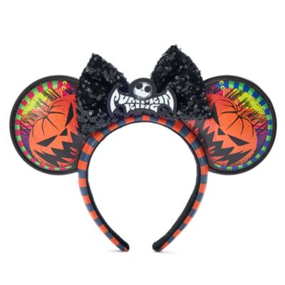 Jack Skellington 'Pumpkin King' Ears Headband For Adults, Tim Burton's The Nightmare Before Christmas