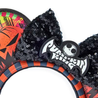 Jack Skellington 'Pumpkin King' Ears Headband For Adults, Tim Burton's The Nightmare Before Christmas