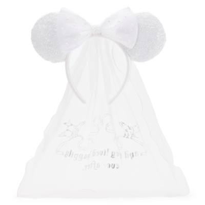 Cinderella Bridal Veil Ears Headband For Adults