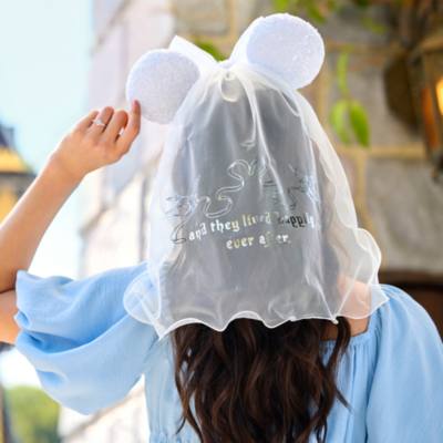 Cinderella Bridal Veil Ears Headband For Adults