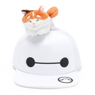 Casquette Baymax avec peluche pour adultes, Les Nouveaux H&eacute;ros