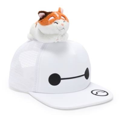Casquette Baymax avec peluche pour adultes, Les Nouveaux H&eacute;ros