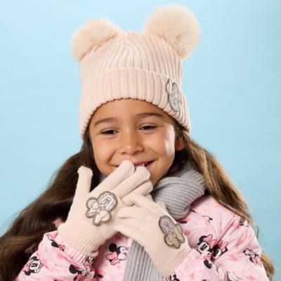 Minnie Mouse Hat and Gloves Set for Kids