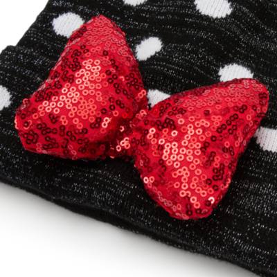 Minnie Mouse Black Beanie For Adults