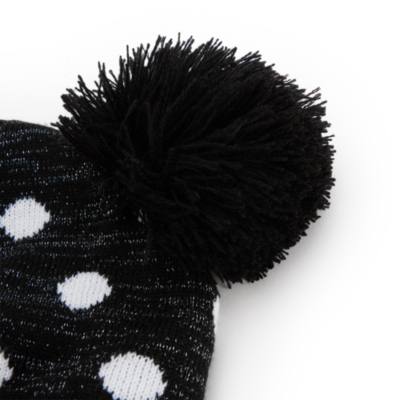 Minnie Mouse Black Beanie For Adults