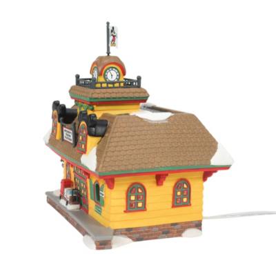 Enesco Disney Village Mickey Mouse's Train Station Figurine