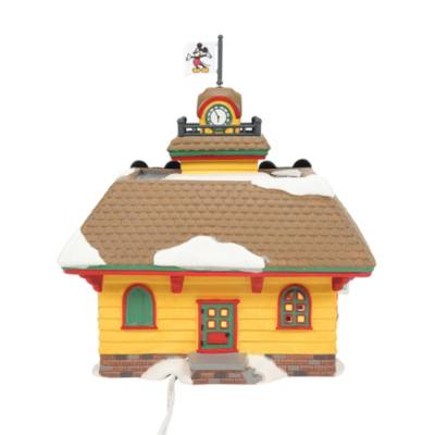 Enesco Disney Village Mickey Mouse's Train Station Figurine