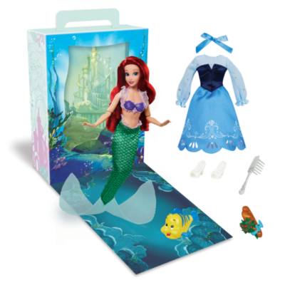 Barbie Doll Disney The Little Mermaid Princess Ariel Red Hair Green Dress 