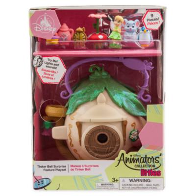 Disney Store Tinker Bell Micro Playset, Disney Animators' Collection Littles