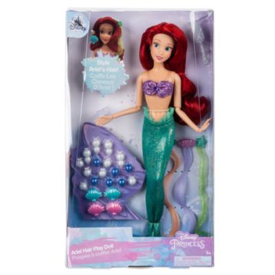 Disney Store Ariel Hair Play Doll