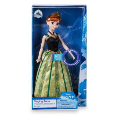 Disney Store Anna Singing Doll