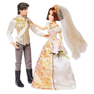 Set mu&ntilde;ecas boda Rapunzel y Eugene, Disney Store