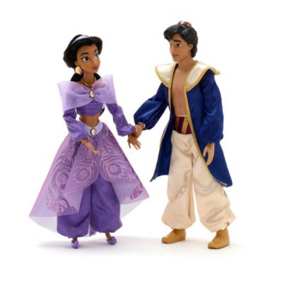 Set de muñecos que cantan, Jasmine y Aladdín, Disney Store