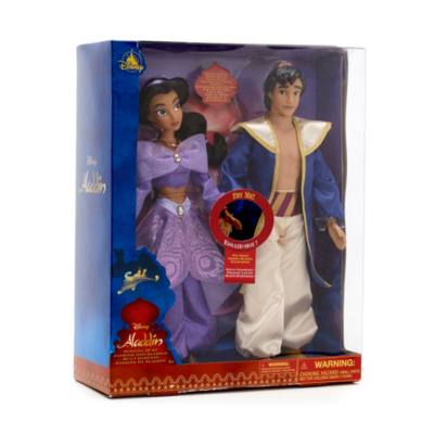 Set bambole canore Principessa Jasmine e Aladdin Disney Store