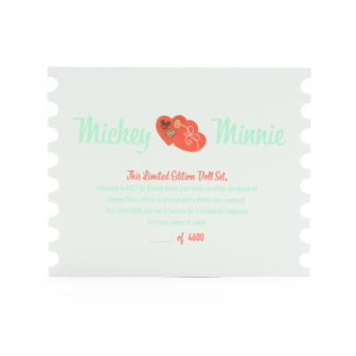 Set mu&ntilde;ecos Mickey y Minnie, edici&oacute;n limitada, Disney Store
