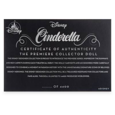Disney Store Cinderella Premiere Series Limited Edition Doll