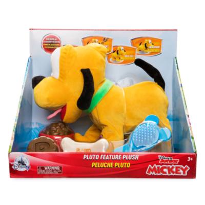 Disney Store Pluto Interactive Medium Soft Toy Shopdisney