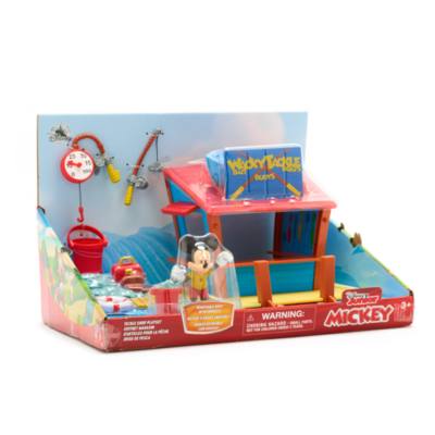 Disney Store Mickey Mouse Tackle Shop Play Set