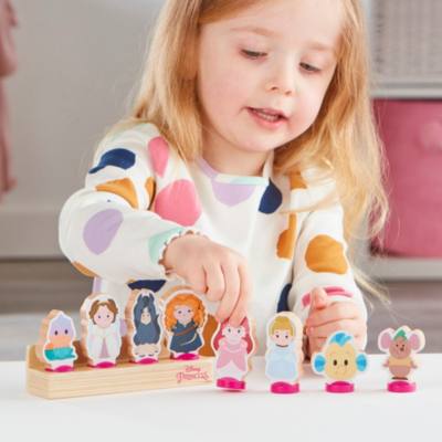 World of Wood Cinderella and The Little Mermaid Wooden Toys