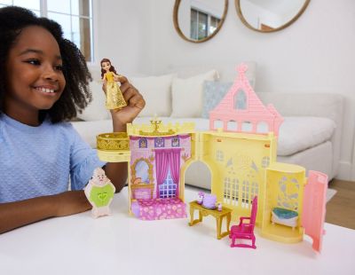 Mattel Disney Princess Storytime Stackers Belle's Castle Playset