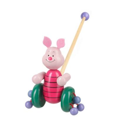 Piglet Wooden Push Along Toy