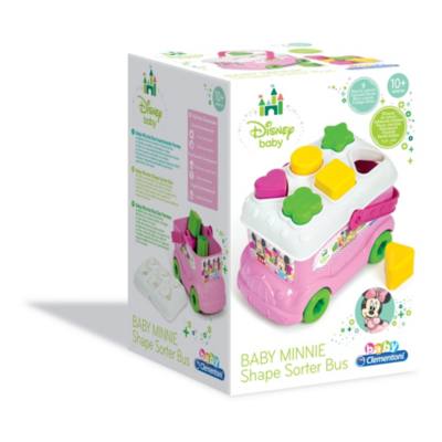 Autob&uacute;s con bloques clasificables Minnie, Clementoni