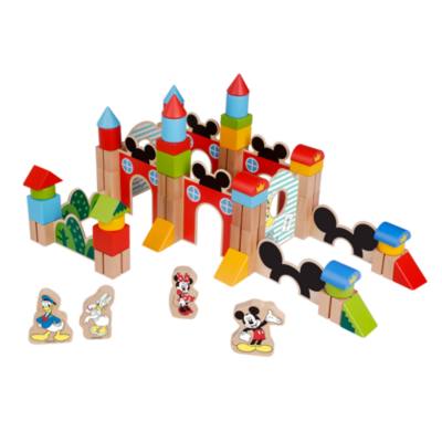 Be-Imex Mickey and Friends Wooden Blocks, Set of 60