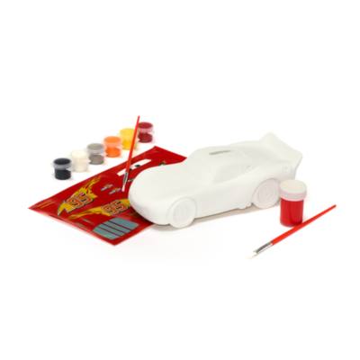 Disney Store Lightning McQueen Moneybox Paint Set