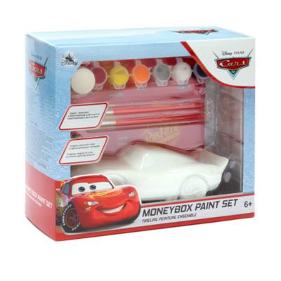 Disney Store Lightning McQueen Moneybox Paint Set
