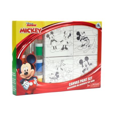 Disney Store Mickey and Friends Canvas Paint Set