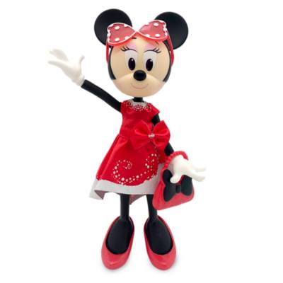 Disney Store Minnie Mouse Doll Holiday Fashion Playset
