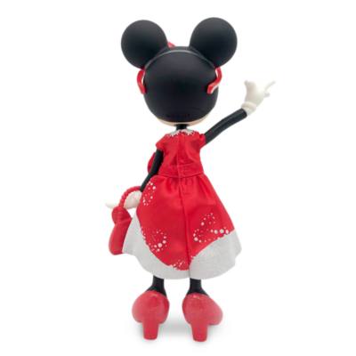 Disney Store Minnie Mouse Doll Holiday Fashion Playset
