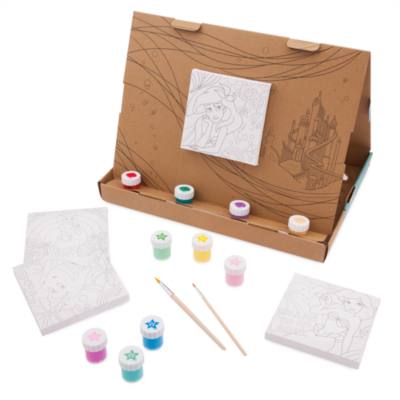 Disney Store Ariel Canvas Paint Set