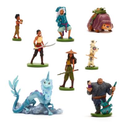 Pack de 7 Mini figurines Disney Princesses Raya et le dernier dragon -  Hasbro