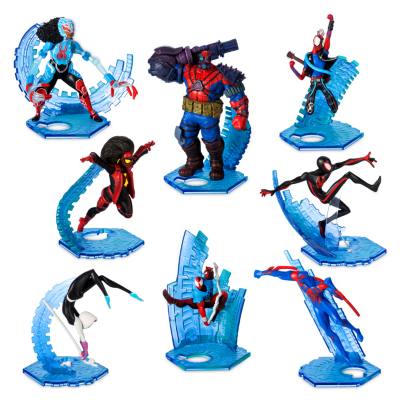 Spider-Man: Across the Spider-Verse, figurine deluxe Miles Morales Toile  tournante de 15 cm