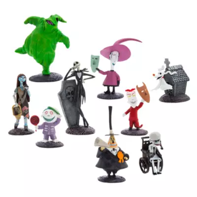Disney Store The Nightmare Before Christmas Deluxe Figurine Playset